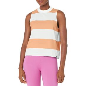 Andrew Marc Women's Sleeveless Hip Length Crew Neck T-Shirt in Kuwait