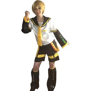 SEVUM Len Halloween Uniform Cosplay Complete Costumes Tops+Shorts XS-XXL