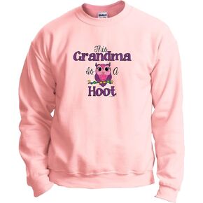 This Grandma Is A Hoot Long Sleeve Crewneck Sweatshirt