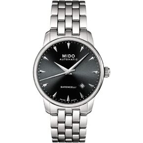 MIDO Baroncelli - Swiss Automatic Watch for Men - Black Dial - Case 38mm - M86004181