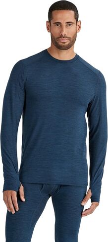Terramar Men's Standard Thermolator Crew, Night Shadow, X-Large in Saudi Arabia