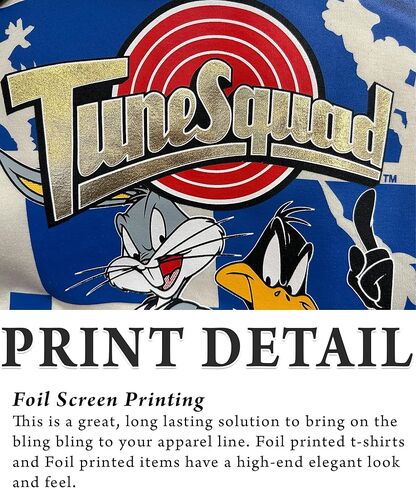 Southpole Men's Space Jam Foil Print Hoody in Kuwait