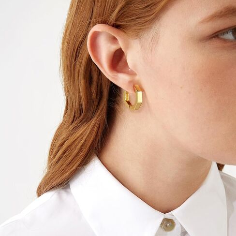 Gold Huggie Hoop Earrings for Women Everyday Fashion Jewelry in Saudi Arabia