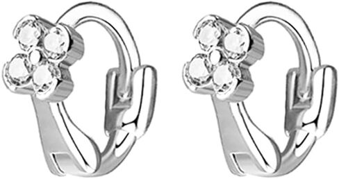 lianiser 14k الذهب الاسترليني الفضة مطلي الزهور زهرة الفراشة الصغيرة الذهب هوجي هوب الأقراط الأنيقة لذيذ العصرية الاشياء kawaii لطيف قليلا هوب الأقراط شجرة روز بيان مجوهرات للنساء في سن المراهقة فتاة in Kuwait
