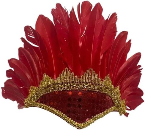 HomeSoGood Faux Feather Headpiece Headband for Women,Elegant Party Headpiece Accessories for Evening Party, Themed,Halloween Dress Party in Saudi Arabia