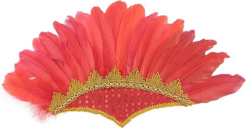 HomeSoGood Faux Feather Headpiece Headband for Women,Elegant Party Headpiece Accessories for Evening Party, Themed,Halloween Dress Party in Saudi Arabia