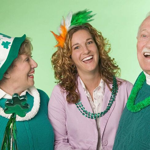 Hying St. Patrick's Day Headbands Tiara Green Irish Holiday Headwear Saint Patrick's Day air Hoops Accessories for Women Men in Saudi Arabia