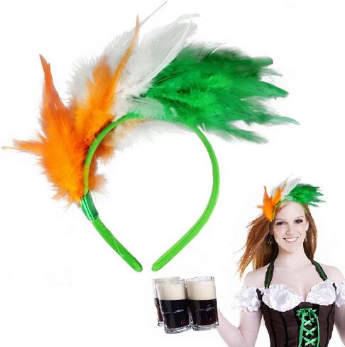 Hying St. Patrick's Day Headbands Tiara Green Irish Holiday Headwear Saint Patrick's Day air Hoops Accessories for Women Men in Saudi Arabia