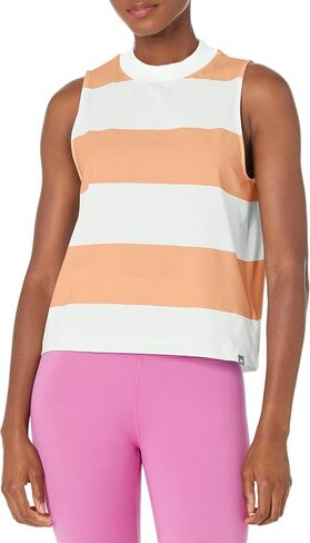 Andrew Marc Women's Sleeveless Hip Length Crew Neck T-Shirt in Saudi Arabia