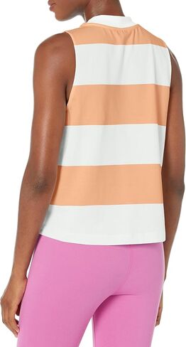 Andrew Marc Women's Sleeveless Hip Length Crew Neck T-Shirt in Saudi Arabia