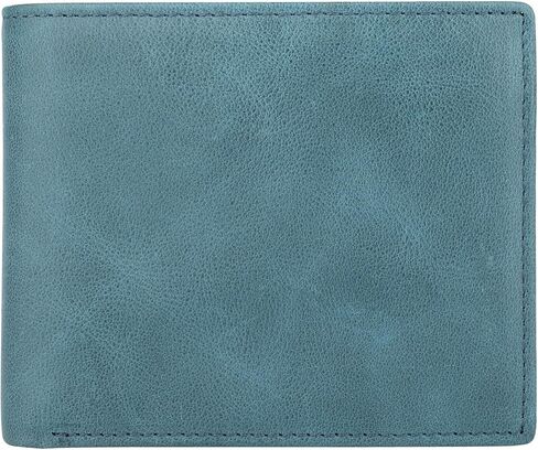 محافظ HIMI للرجال - محفظة جلدية أصلية ثلاثية الطي بتقنية RFID مع نافذتين لبطاقة الهوية in Kuwait