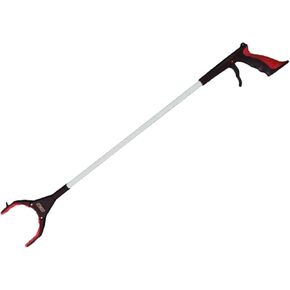 Grabber Reacher Tool. 32-Inch Long Grabber Tool by Shagu. Black Pickup Stick with Strong Grip & Magnetic Tip. Perfect Handy Helper for Elderly, Trash Grabber, Litter Picker, & Reaching Assist.