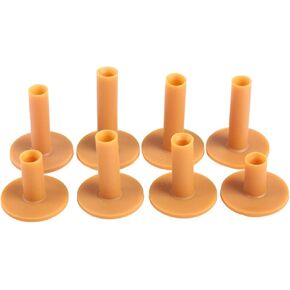 Alomejor 8 Pcs Tees Holder Professional Rubber Tees Driving Range Different Size Set for Indoor Outdoor Practice Mat