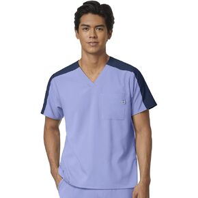 WonderWink Men's Color-block Top