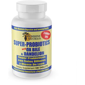 Super Probiotics Supplement. Improves Digestion. 100 Capsules