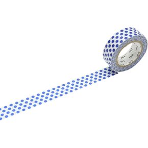 1P "Dot Night Blue" Washi Masking Tape - Night Blue