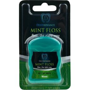 DentAdvance Premium Dental Floss (1 Pack, Mint)