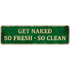 KIOZIY Funny Bathroom Signs, Please Flush This Is Not Show and Tell Tin Sign, Farmhouse Bathroom Decor, Bathroom Decor Wall Art, Funny Bathroom Humor, Bathroom Accessories, Rustic Home Decor, 4" x 16"