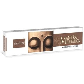 Incense Sticks - 50 Grams by Nandita - Specially Packed by ATCUSA (Mantra Meditation)