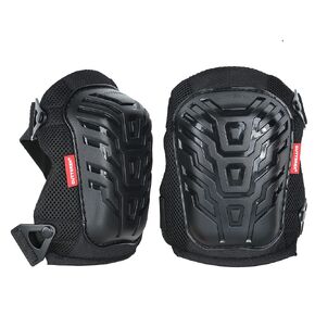 FLAT Knee Pads for All Kneeling Works, Professional Knee Cushions, Heavy Duty and Protection Design Knee Pad for Flooring, Gardening, Comfortable and Durable, Anti-Skid and Adjustable Clips