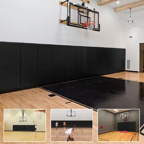 PROGOAL 6FT HighGym Wall Paddings Basketball Court Wall Protection Pad - 2"Thick Foam Wall Mat Durable Protector for Wall-Mounted Basketball Hoops Garage Taekwondo(72" L x 20" W)