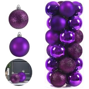 Mini Christmas Balls Ornaments Hanging Balls for Xmas Tree, Holiday, Wedding, Party (Goid)