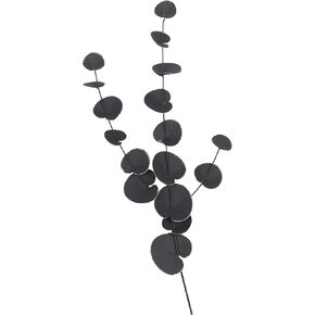 Deco 79 Metal Leaf Home Wall Decor Wall Sculpture, Wall Art 17" x 3" x 36", Black