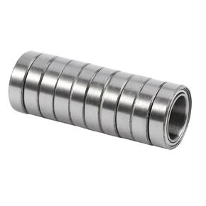 10pcs 6700ZZ Ball Bearings, 15 x 10 x 4mm Deep Groove Ball Bearings Double Shielded Thin Section Thin Wall Ball Bearings