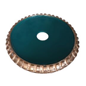 12" 300mm Diameter Diamond Profile Edge Grinding Wheel 1/4 Arc Round Concave Shape Hole 50mm for Granite Ceramic Tile Stone (Radius height:30mm)