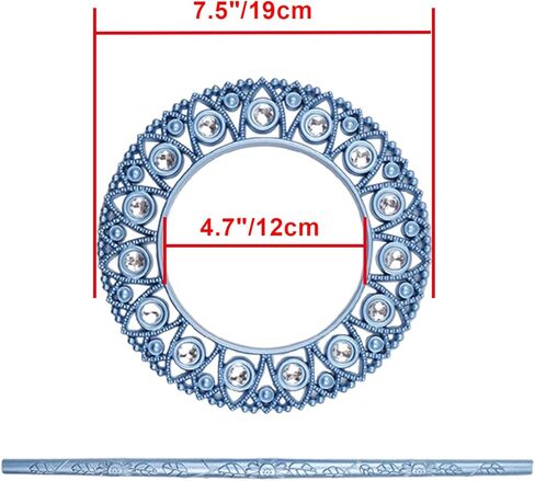 ستائر تيباكس - ستائر لوحة ستائر - عوائق ستائر زرقاء مستديرة - قطعتان in Kuwait