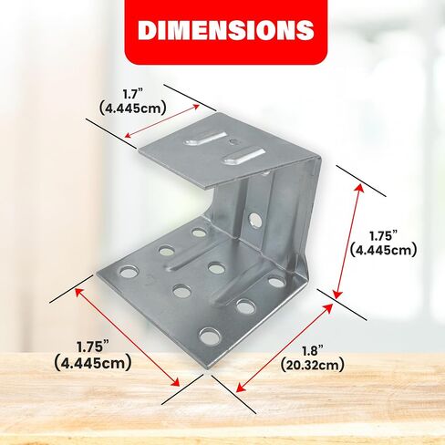 Amazing Drapery Hardware Center Support for Low Profile Headrail Blind, Durable Steel Brackets with Screws and Plugs - Fits 1 1/2" x 2 1/4" Headrail, 2 Pack - Silver in Saudi Arabia