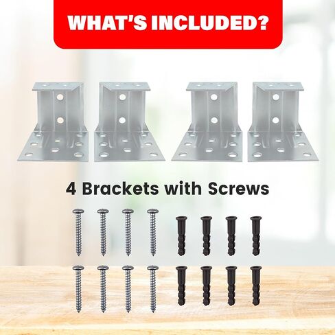 Amazing Drapery Hardware Center Support for Low Profile Headrail Blind, Durable Steel Brackets with Screws and Plugs - Fits 1 1/2" x 2 1/4" Headrail, 2 Pack - Silver in Saudi Arabia