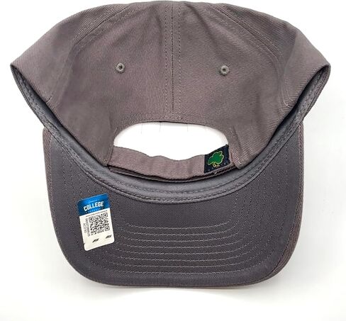 Notre Dame Classic Logo Hat Adjustable Irish Embroidered University Cap Gray in Saudi Arabia