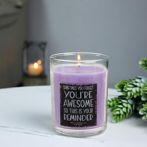 Birthday Gifts for Women, Her, Female Friend, Friendship Gifts for Women, Thank You Gifts, Appreciation Gifts for Coworker - 20oz Lavender Scented Candle in Saudi Arabia