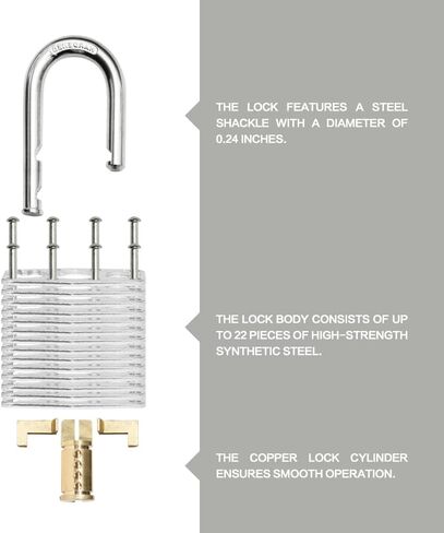 Locks Laminated Steel Keyed Padlocks Keyed Alike Locks, Normal Shackle Padlocks, for Hasp Latch, Sheds, Fences, Storage Locker, School, Gym，Pack of 24 in Saudi Arabia