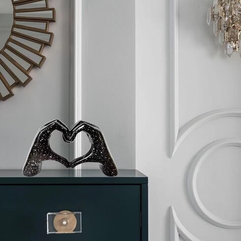 Heart Hand Sculpture Modern Art Living Room Bedroom Bookshelf Apartment Aesthetic Decor Home Decor Unique in Saudi Arabia