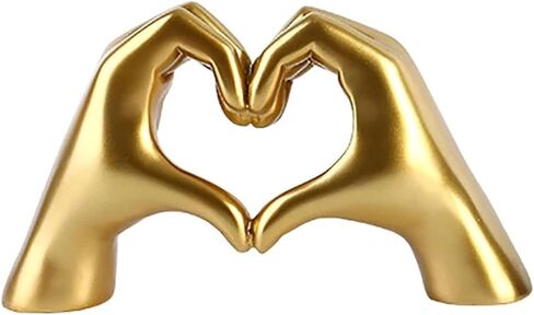 Heart Hand Sculpture Modern Art Living Room Bedroom Bookshelf Apartment Aesthetic Decor Home Decor Unique in Saudi Arabia