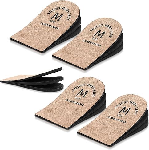 2 Pair Adjustable Orthopedic Heel Lift Height Increase Insole Heel Pads Heel Raisers for Shoes Heel Inserts for Women Men Heel Cushions for Leg Length Discrepancy Achilles Tendonitis in Saudi Arabia