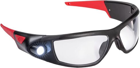نظارات أمان LED مضاءة قابلة لإعادة الشحن من كوست SPG400 مع شعاع فحص مدمج، عدسات قابلة للتبديل مقاومة للخدش، in Saudi Arabia