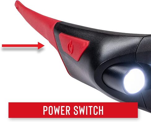 نظارات أمان LED مضاءة قابلة لإعادة الشحن من كوست SPG400 مع شعاع فحص مدمج، عدسات قابلة للتبديل مقاومة للخدش، in Saudi Arabia
