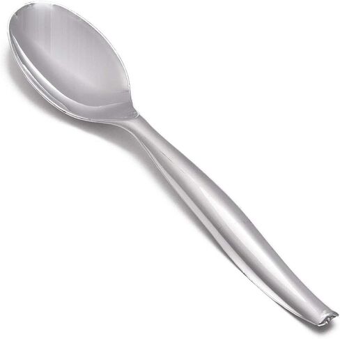 Kaya Elegant Black Plastic Serving Spoons (Pack of 5) - Durable & Stylish Design, Perfect for Catering, Parties & Kitchen Essentials in Saudi Arabia