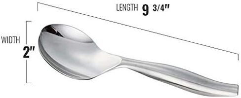 Kaya Elegant Black Plastic Serving Spoons (Pack of 5) - Durable & Stylish Design, Perfect for Catering, Parties & Kitchen Essentials in Saudi Arabia