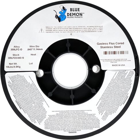 Blue Demon 309LFC-O X .035 X 1LB Spool stainless steel flux core gasless welding wire in Saudi Arabia