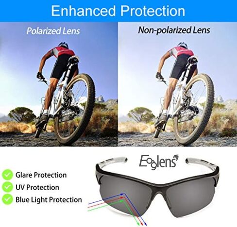 Outdoor Sports polarized or photochromic wrap around Cycling Sunglasses for Men & Women TR90 Frame UV Protection in Saudi Arabia