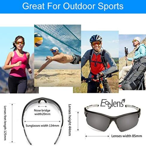 Outdoor Sports polarized or photochromic wrap around Cycling Sunglasses for Men & Women TR90 Frame UV Protection in Saudi Arabia