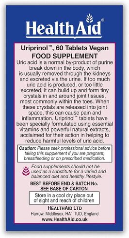 Uriprinol®, Uric Acid Cleanse, 60ct, Twice Daily, Montmorency Cherry Complex with Celery Seed, Turmeric and Banaba Leaf, Vegan in Saudi Arabia
