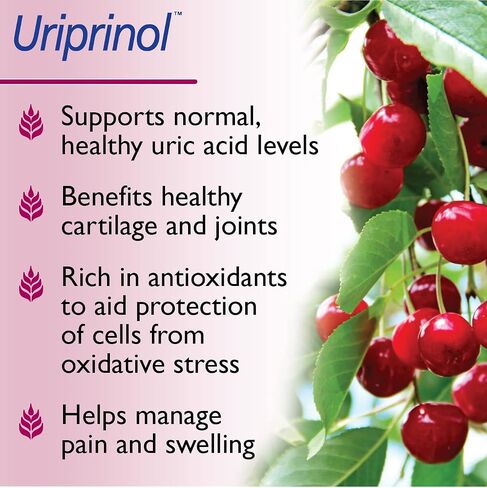 Uriprinol®, Uric Acid Cleanse, 60ct, Twice Daily, Montmorency Cherry Complex with Celery Seed, Turmeric and Banaba Leaf, Vegan in Saudi Arabia