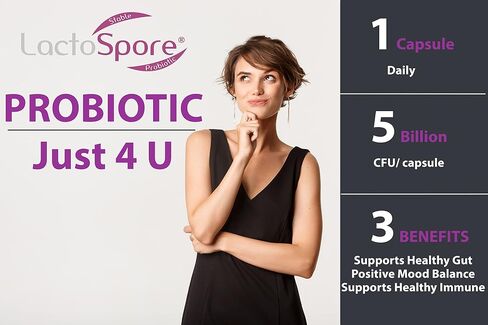 AFI LactoSpore | Bacillus coagulans MTCC 5856| Acid resistant | Once Daily Support for Women and Men | gas and bloating support | 5 billion per capsule | 60 caps in Saudi Arabia
