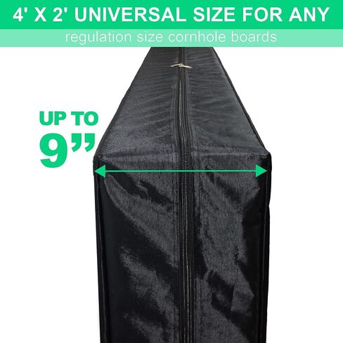 JMEXSUSS Cornhole Carrying Case Regulation Size Heavy-Duty Cornhole Board Carrying Bag with Padded Shoulder Strap for Cornhole Outdoor Games in Saudi Arabia