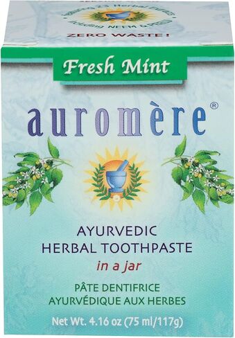 Auromere Toothpaste Jar (Pack of 1 (4.16 oz)) in Saudi Arabia